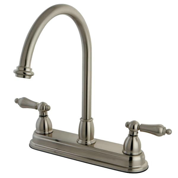 Restoration Centerset Kitchen Faucet, Brushed Nickel